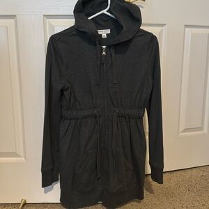 Liz Lange Maternity midi zip up sweater size XS